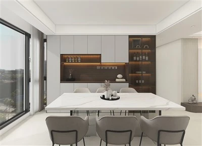 Matt Grey Dining Room